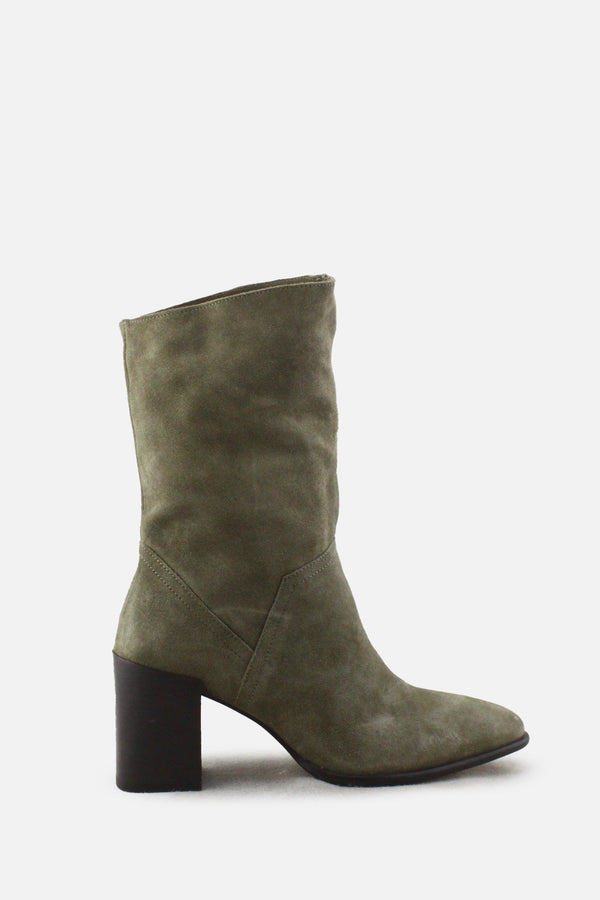 Zara Block Ankle Boots | Suede