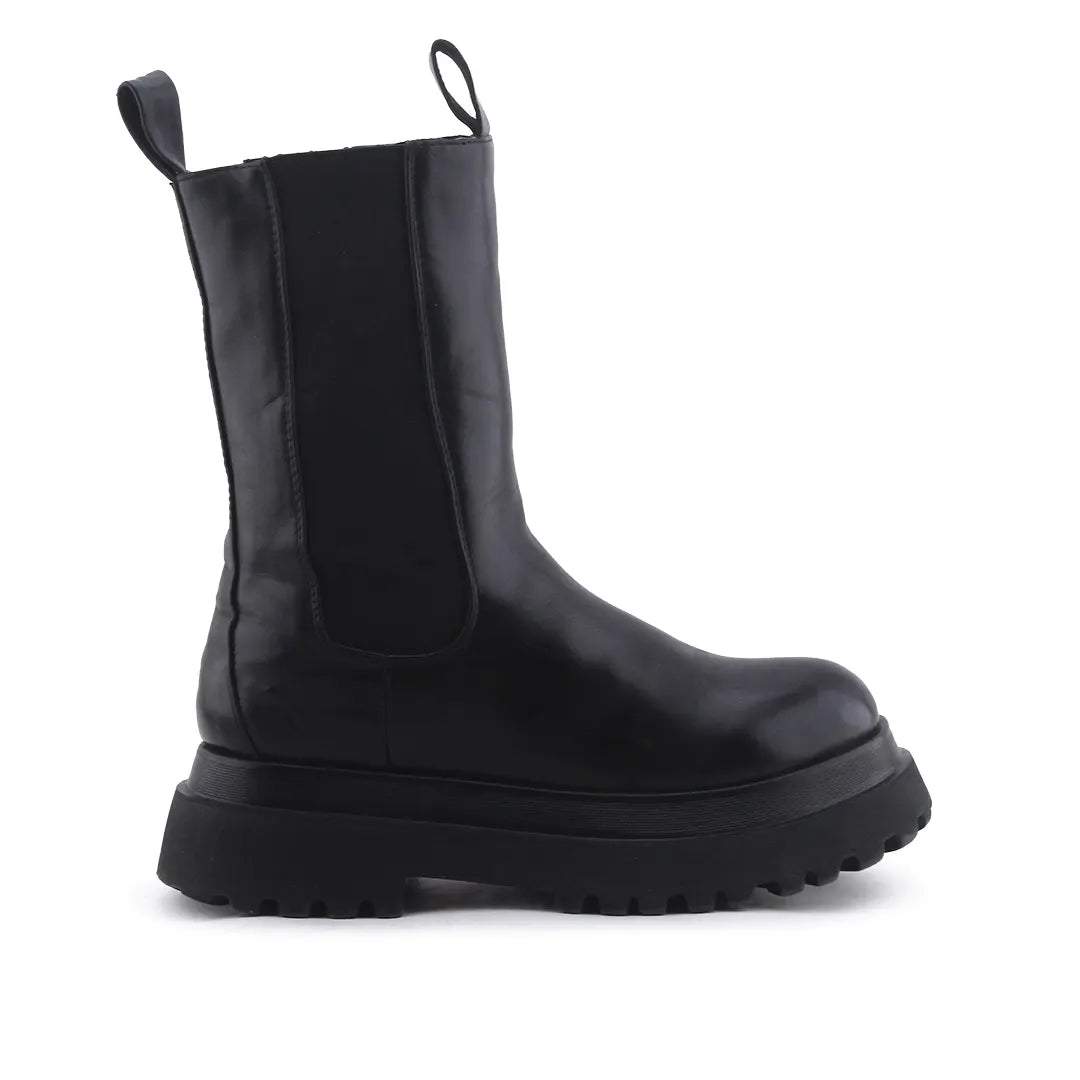 Sea Star Zipper Stretchable Ankle Boot | 100% Authentic Leather