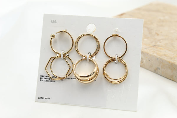 H & M Stainless Rings 10 Pieces