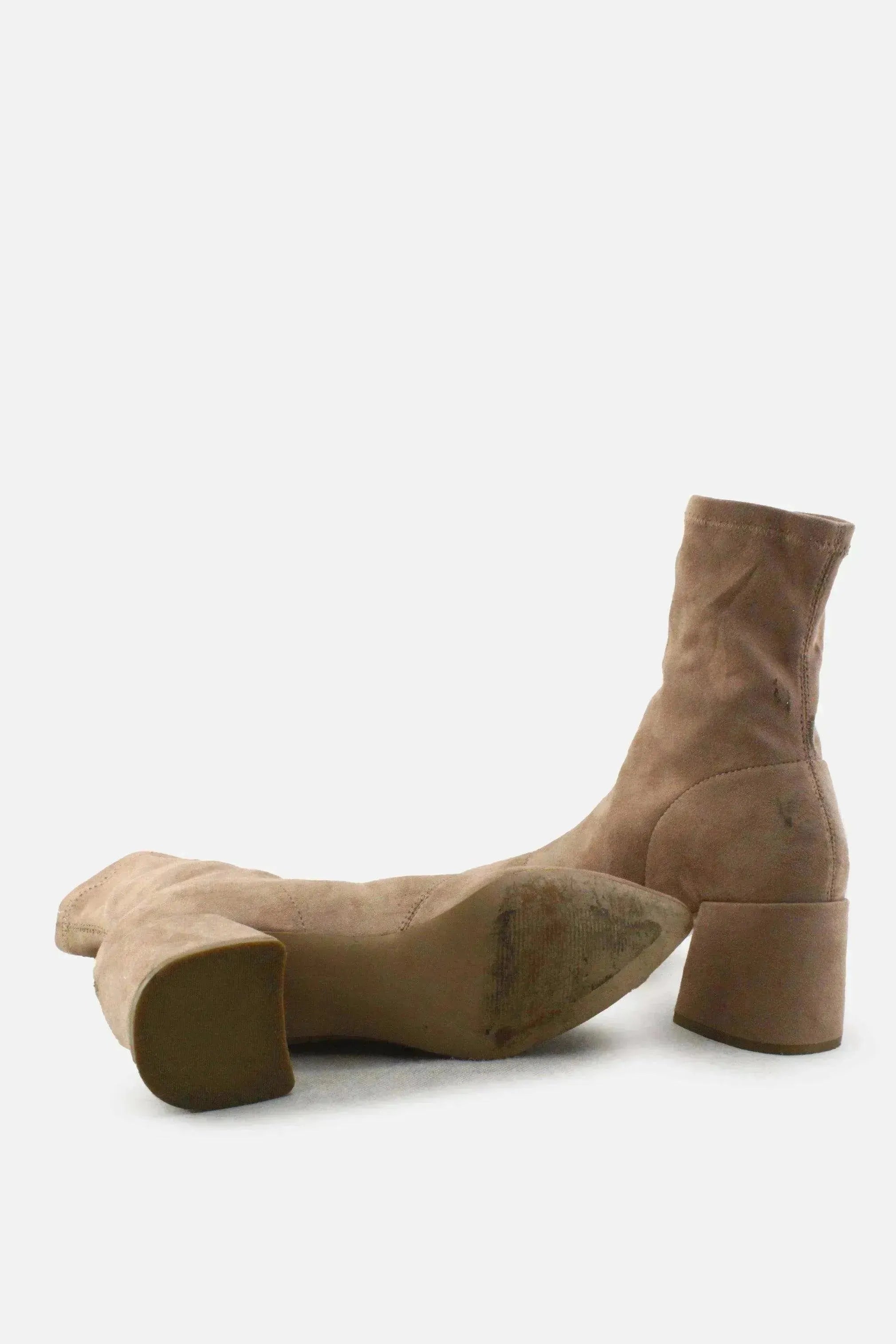 European Brand Block Ankle Boots | Suede - sundaybazar