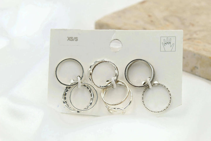 H & M Stainless Rings 11 Pieces - sundaybazar