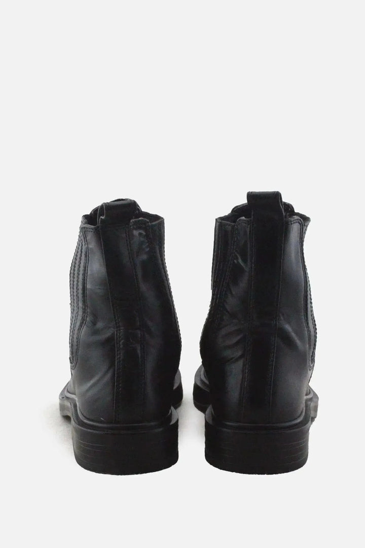 Zara Stretchable Chelsea Ankle Boots |100% Authentic Leather - sundaybazar