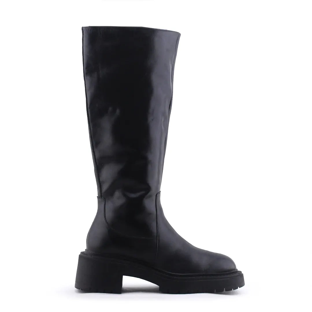 Zara Zipper Knee High Boot | 100% Authentic Leather