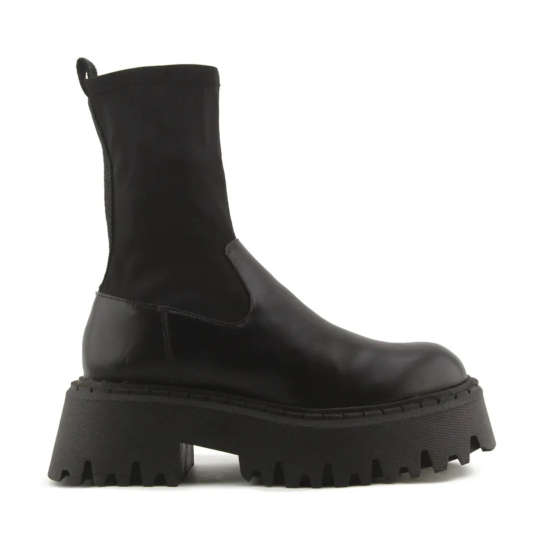 Zara Zipper Stretchable Ankle Boots | 100% Authentic Leather