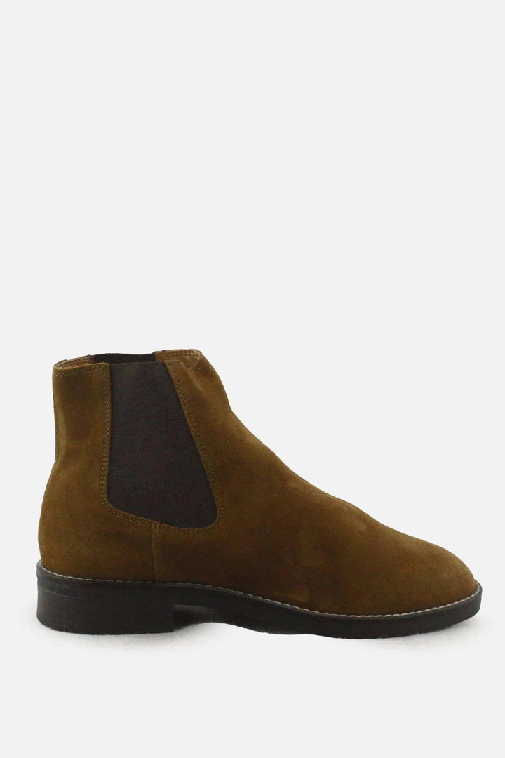 Zara Stretchable Chelsea Ankle Boots | Suede - sundaybazar