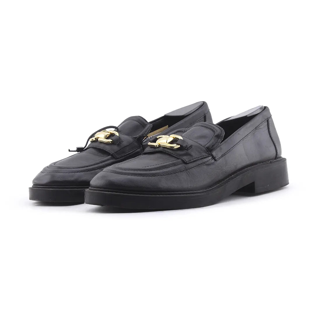 Zara Penny Strap Loafers