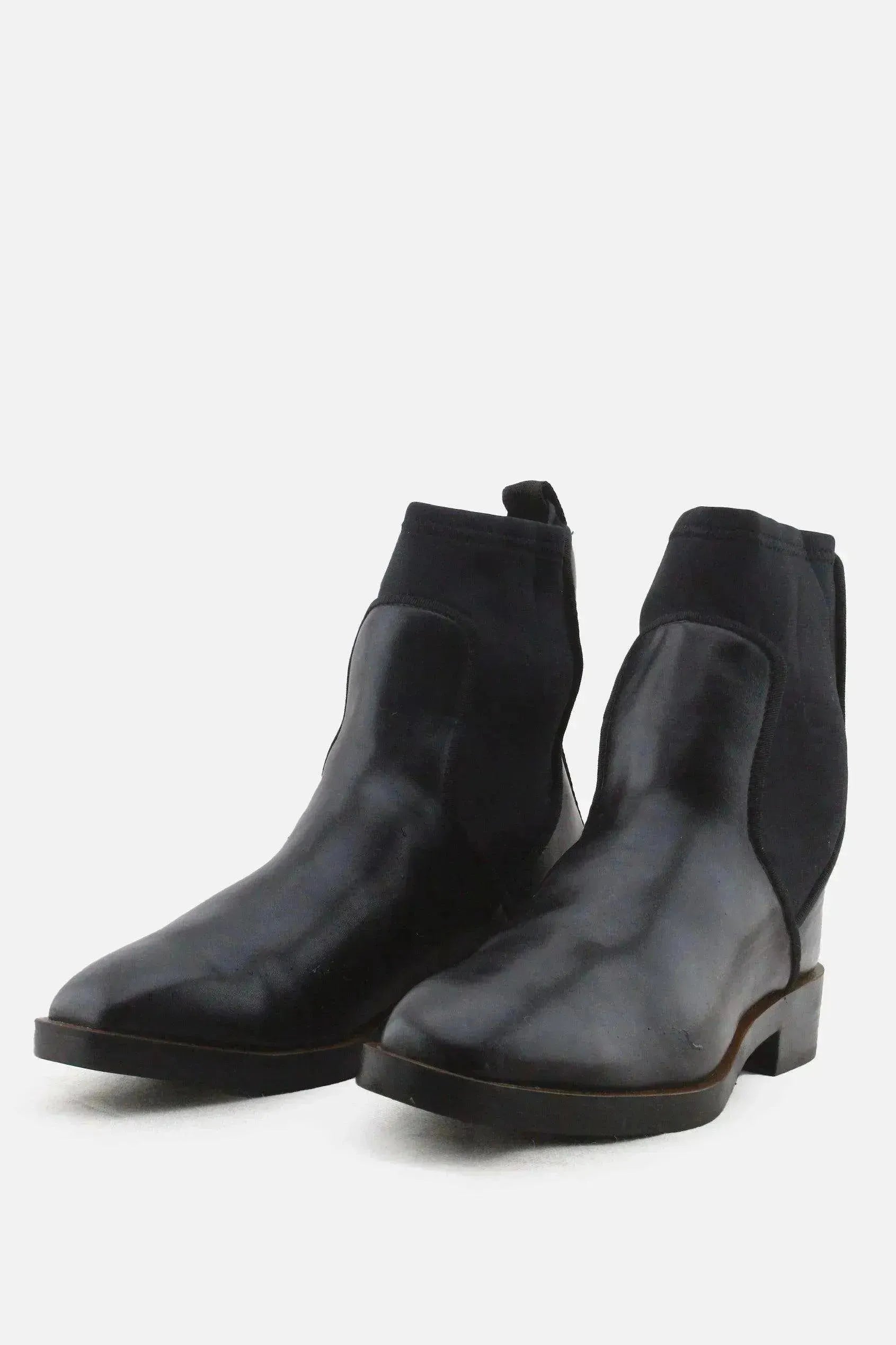Zara Stretchable Chelsea Ankle Boots | 100% Authentic Leather - sundaybazar