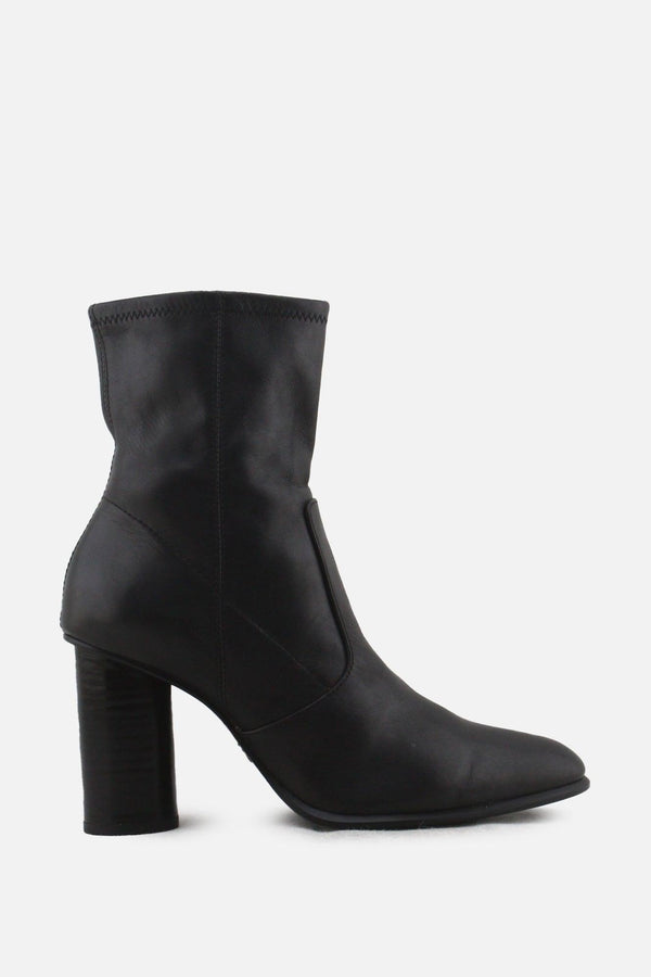 Zara Zipper Block Ankle Boots | 100% Authentic Leather