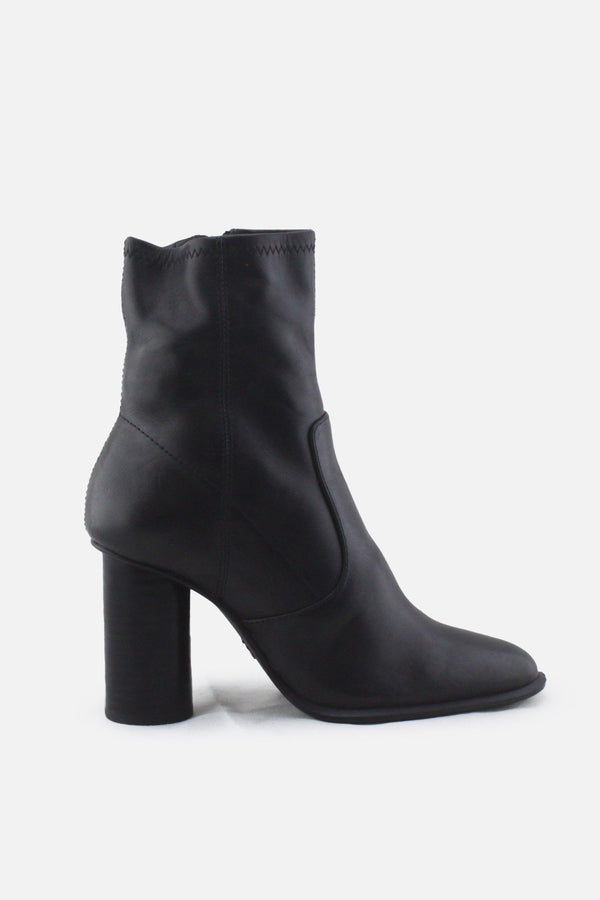 Zara Zipper Block Ankle Boots |100% Authentic Leather