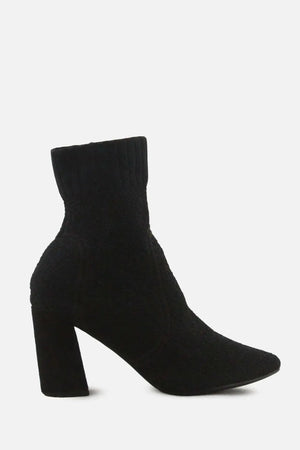 European Brand Block Ankle Boots | Suede - sundaybazar