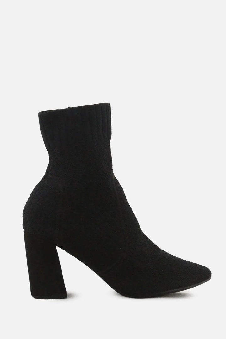 European Brand Block Ankle Boots | Suede - sundaybazar