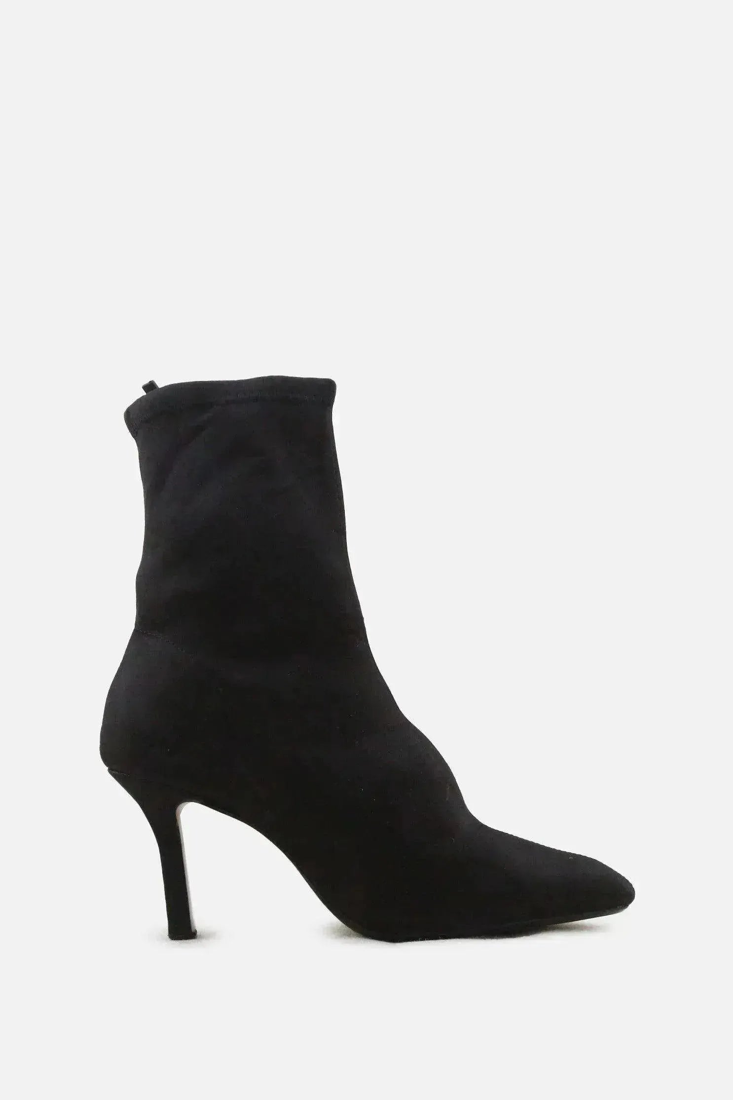 Zara Stilettos Ankle Boots | Textile - sundaybazar