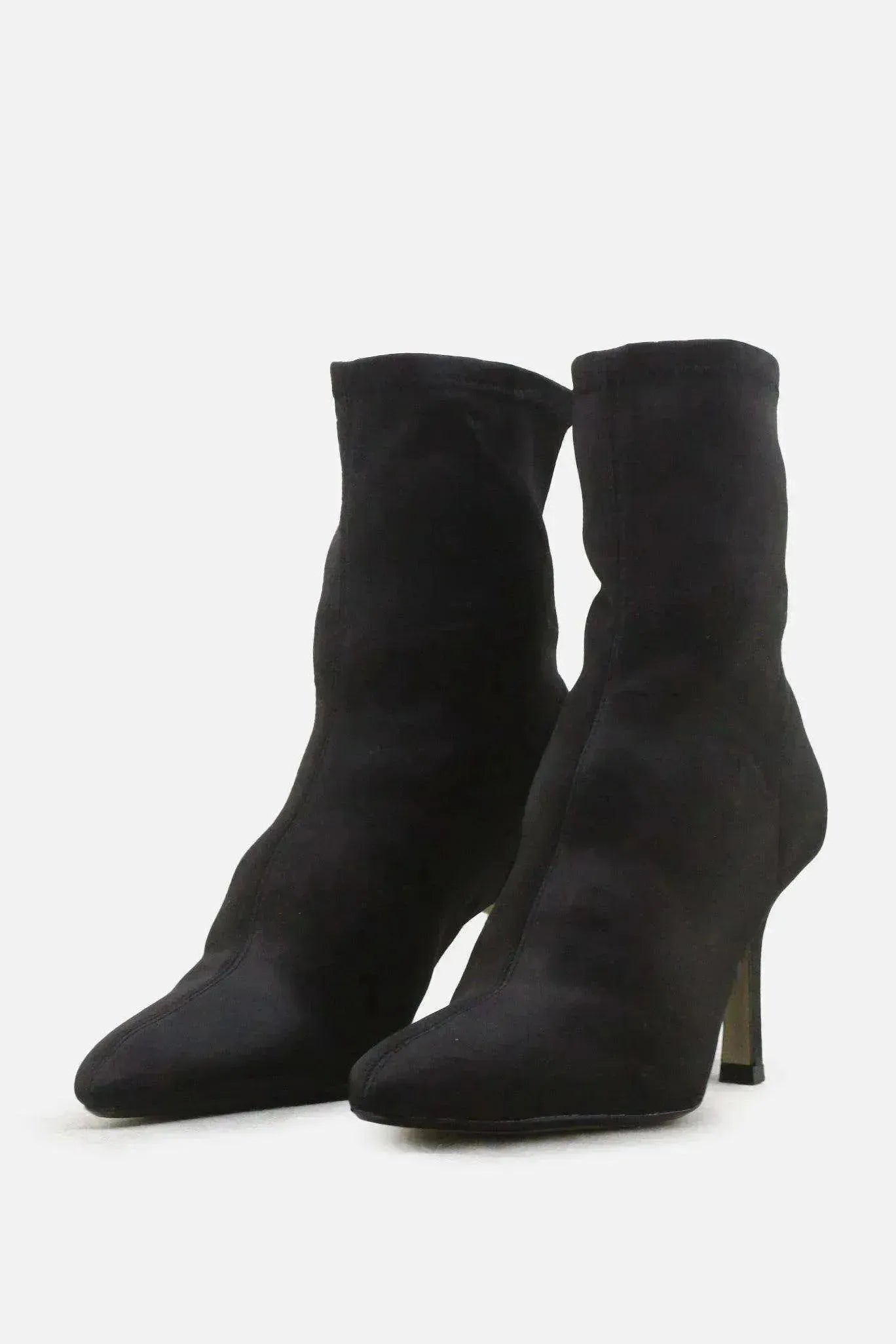 Zara Stilettos Ankle Boots | Textile - sundaybazar