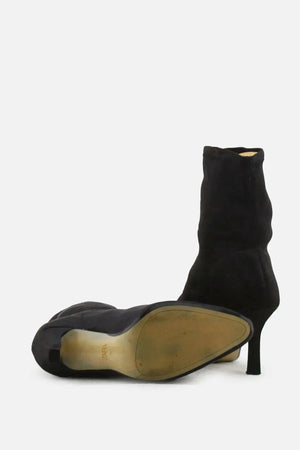 Zara Stilettos Ankle Boots | Textile - sundaybazar