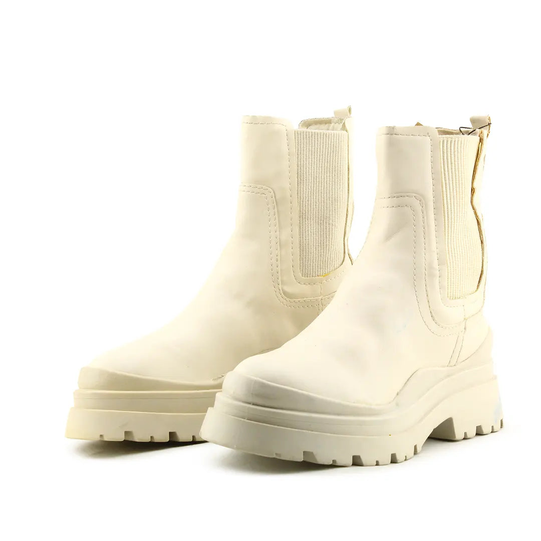Stradivarius Sterchable Ankle Boots | 100% Authentic Leather