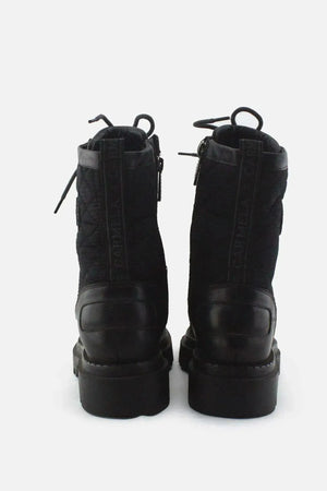 Carmela Zipper Combat Ankle Boots |100% Authentic Leather - sundaybazar