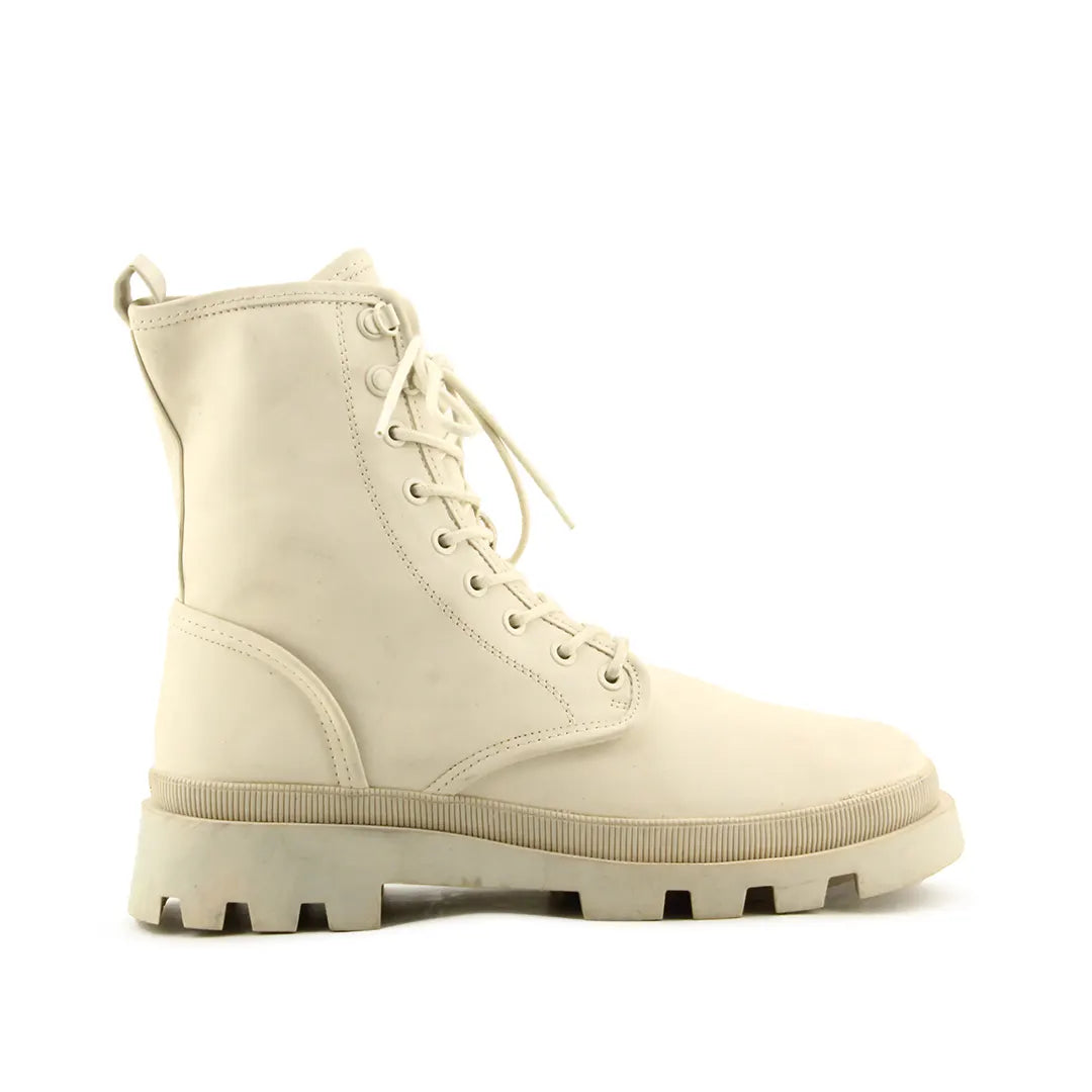 Pull & Bear Lace Up Ankle Boot | 100% Authentic Leather