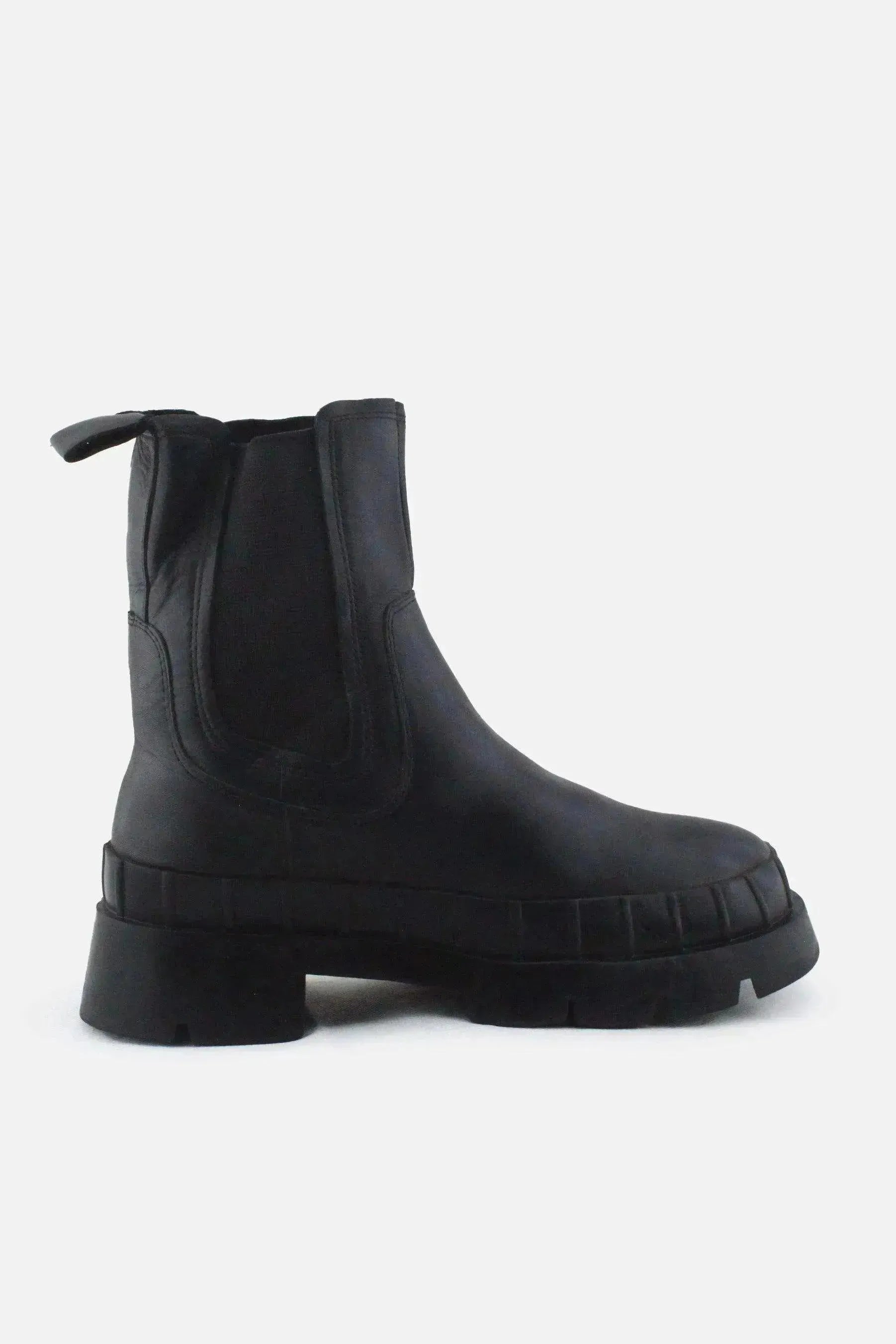 Mango Stretchable Combat Ankle Boots |100% Authentic Leather - sundaybazar