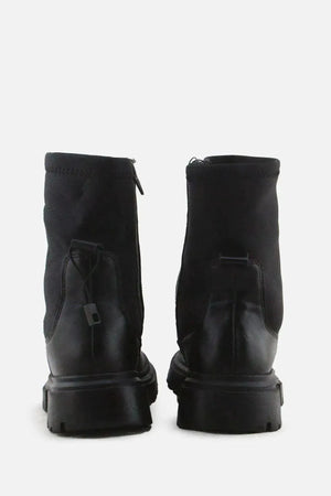 Zara Zipper Stretchable Chelsea Ankle Boots | 100% Authentic Leather - sundaybazar