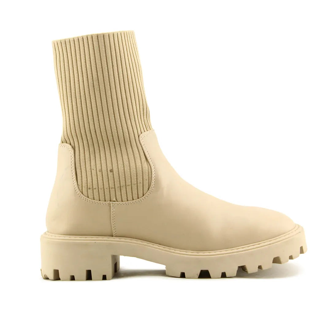 Lefties Stretchable Ankle Boot | 100% Authentic Leather