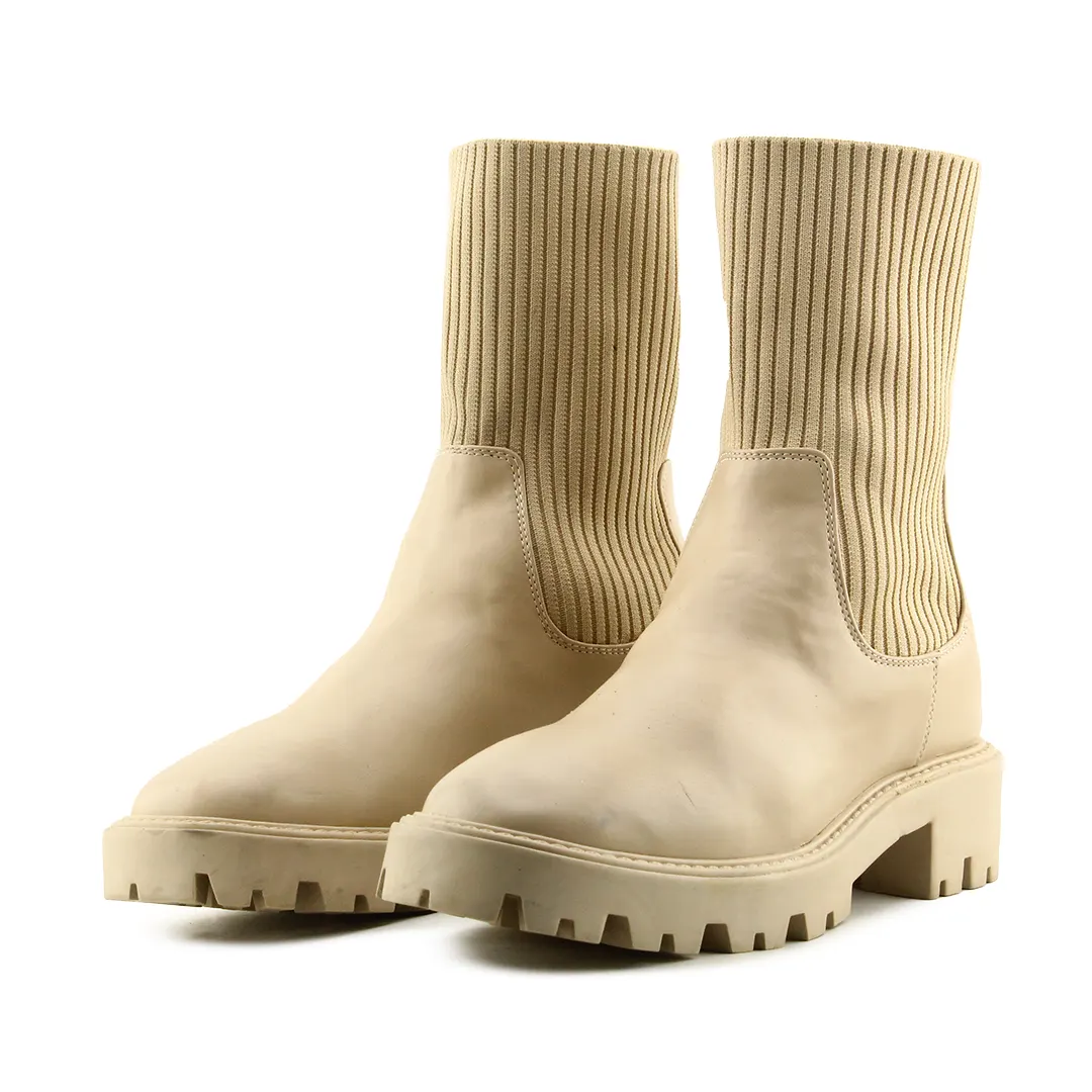 Lefties Stretchable Ankle Boot | 100% Authentic Leather