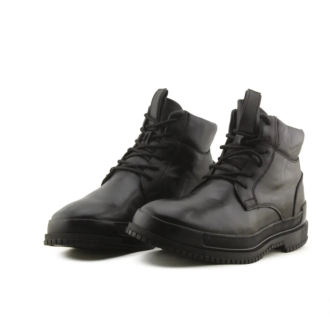 Pull & Bear Lace Up Ankle Boot | 100% Authentic Leather