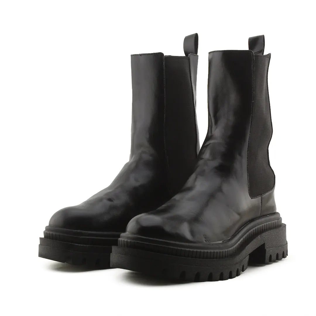 Bershka Stretchable Ankle Boot | 100% Authentic Leather