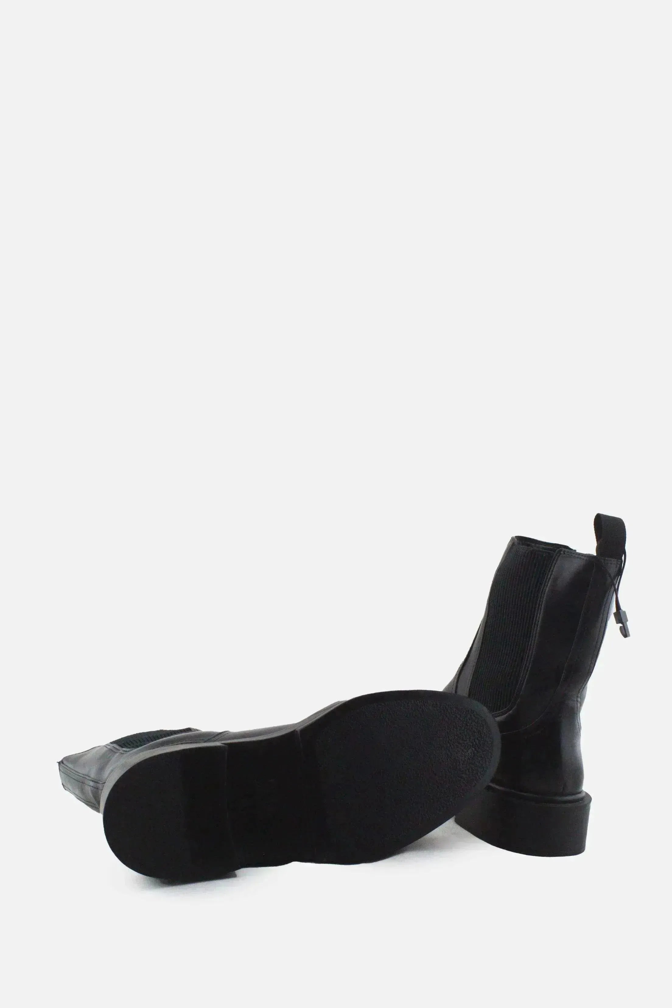 Zara Stretchable Chelsea Ankle Boots |100% Authentic Leather - sundaybazar