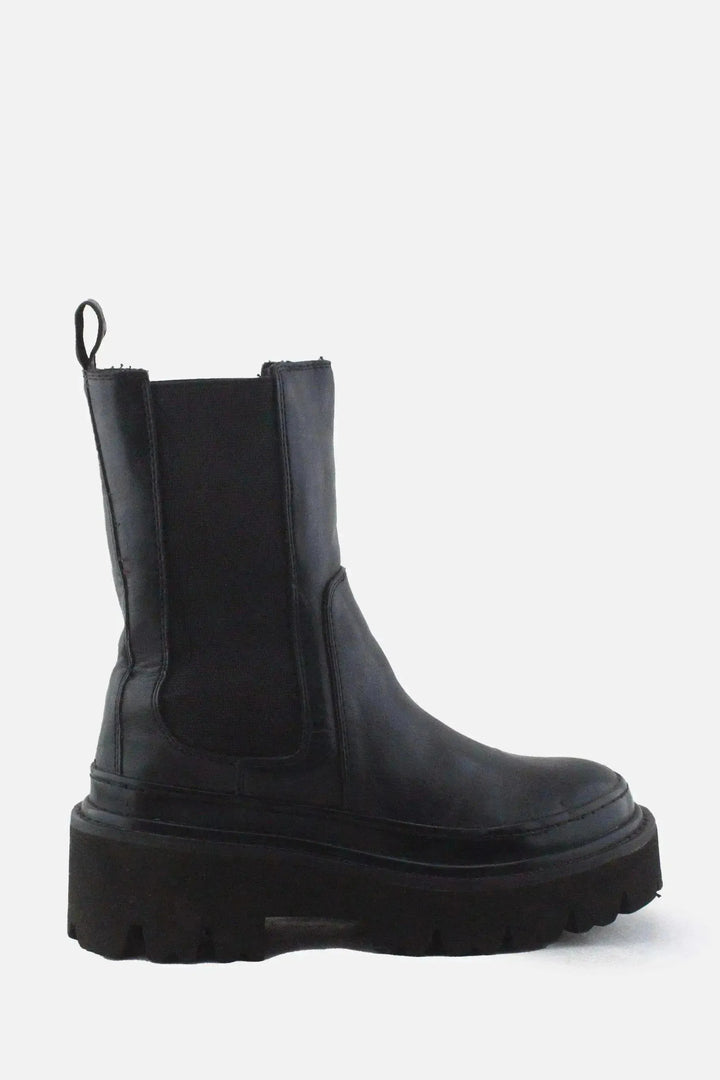 European Brand Stretchable Combat Ankle Boots |100% Authentic Leather - sundaybazar