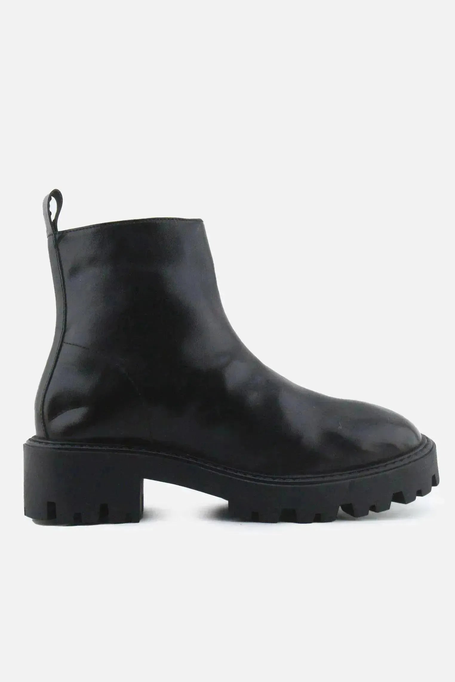 Lefties Zipper Chelsea Ankle Boots | 100% Authentic Leather - sundaybazar