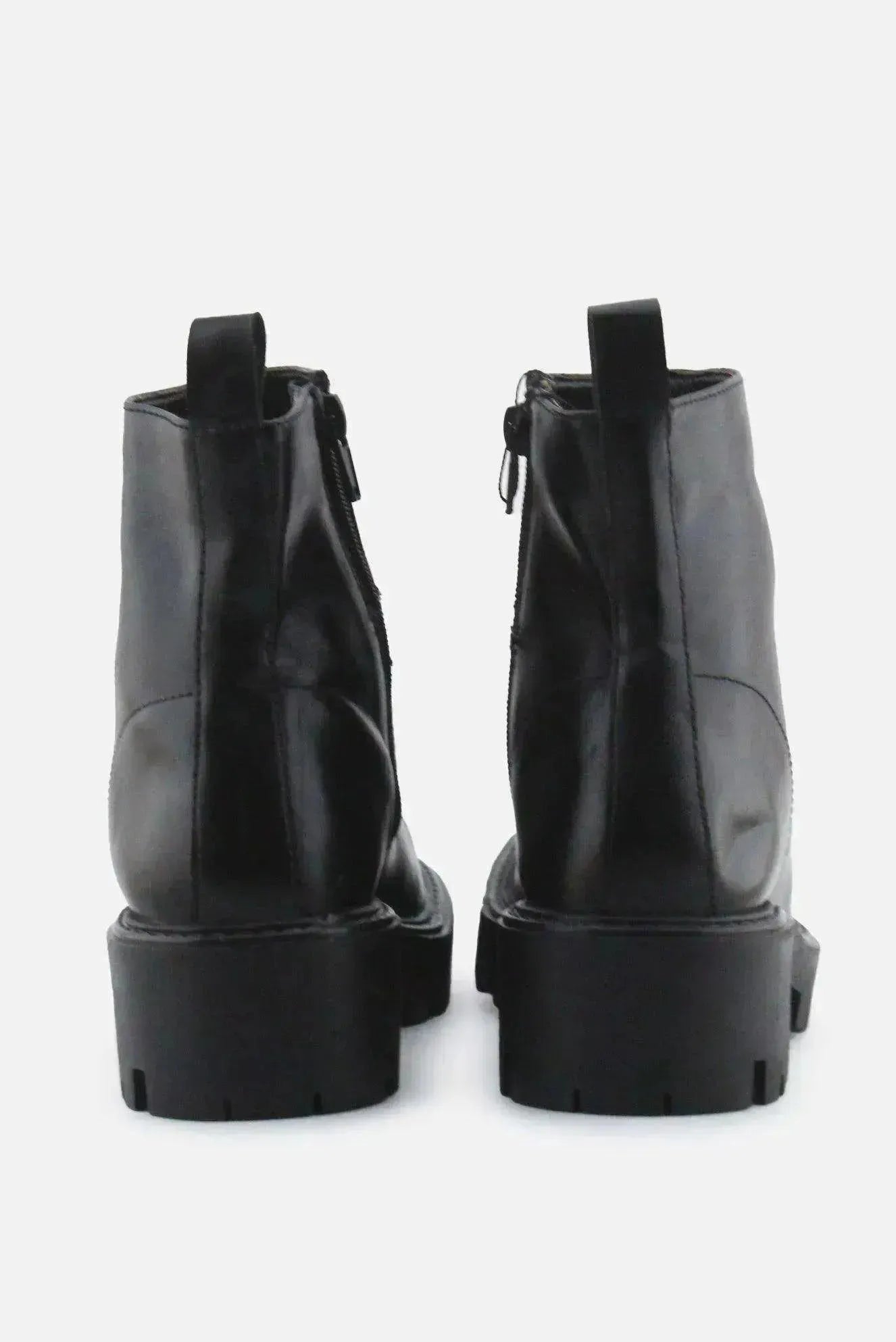 Lefties Zipper Chelsea Ankle Boots | 100% Authentic Leather - sundaybazar