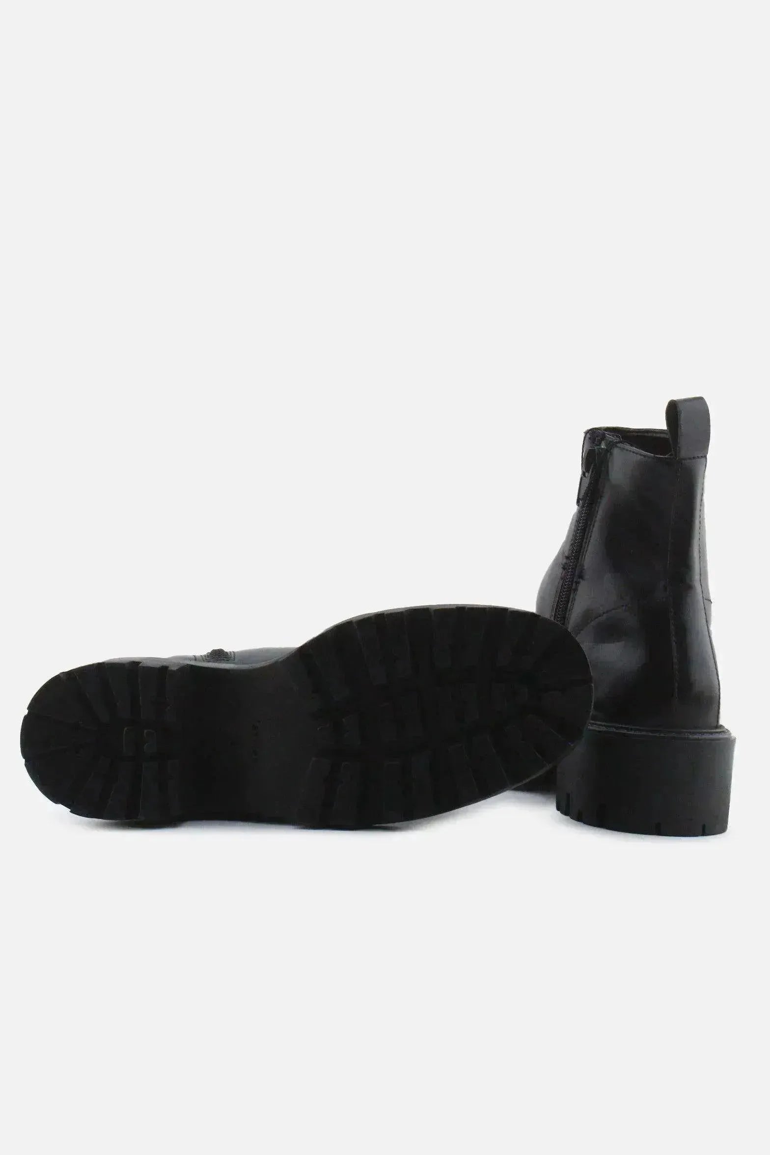 Lefties Zipper Chelsea Ankle Boots | 100% Authentic Leather - sundaybazar