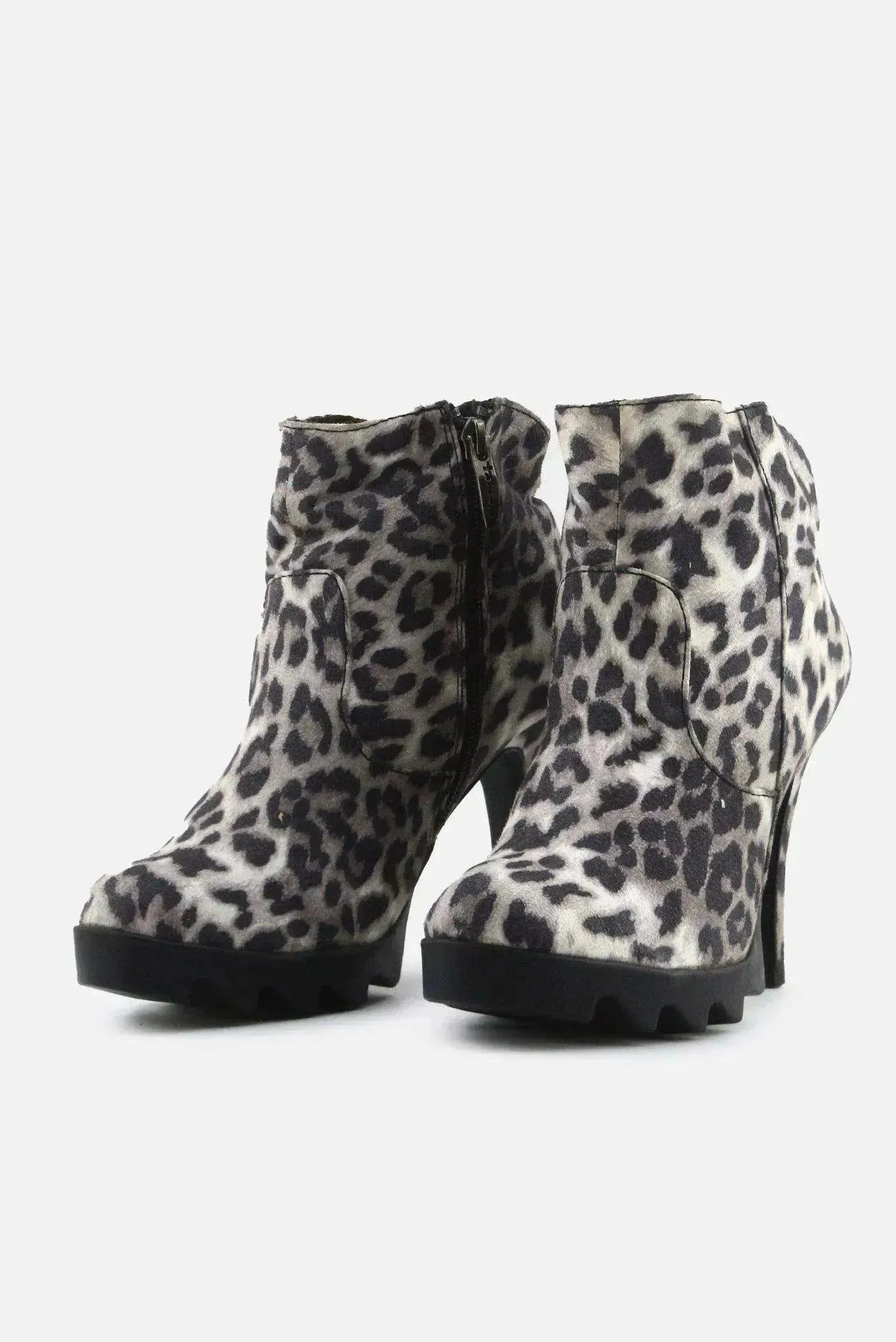 Tamaris Zipper Stilettos Ankle Boots | 100% Authentic Leather - sundaybazar
