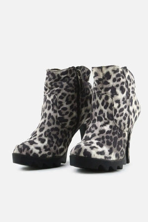 Tamaris Zipper Stilettos Ankle Boots | 100% Authentic Leather - sundaybazar