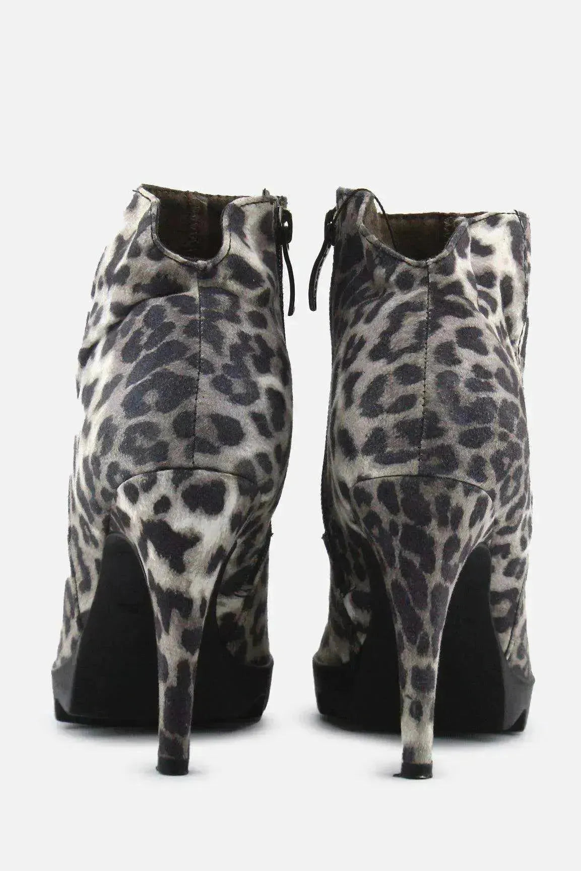 Tamaris Zipper Stilettos Ankle Boots | 100% Authentic Leather - sundaybazar