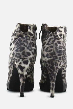 Tamaris Zipper Stilettos Ankle Boots | 100% Authentic Leather - sundaybazar