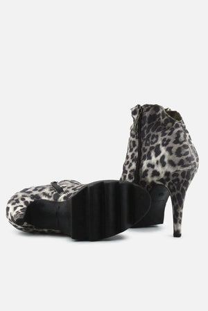 Tamaris Zipper Stilettos Ankle Boots | 100% Authentic Leather - sundaybazar
