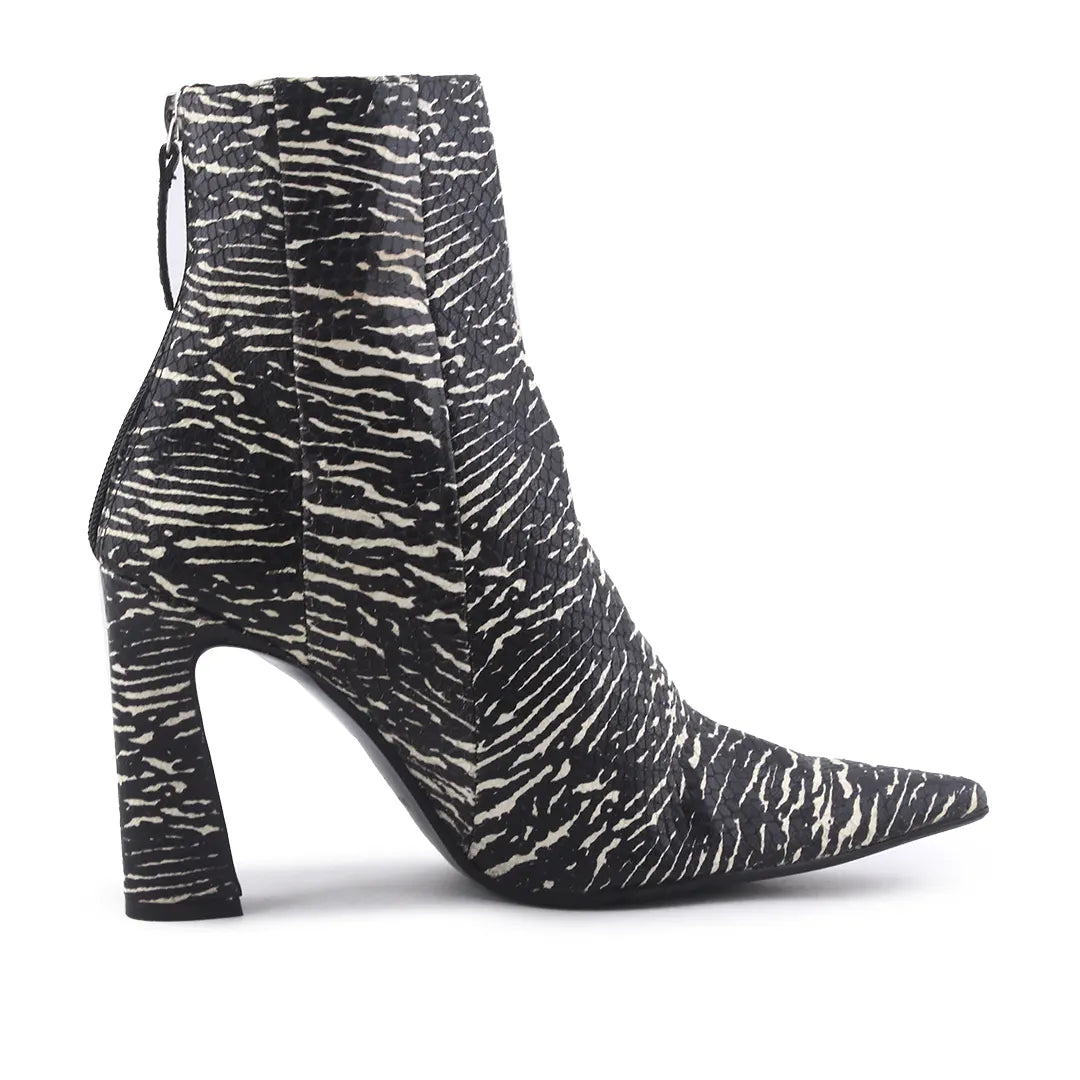 Mango Zipper Ankle Boot