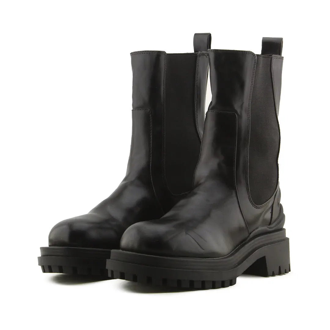 Bershka Stretchable Ankle Boots | 100% Authentic Leather