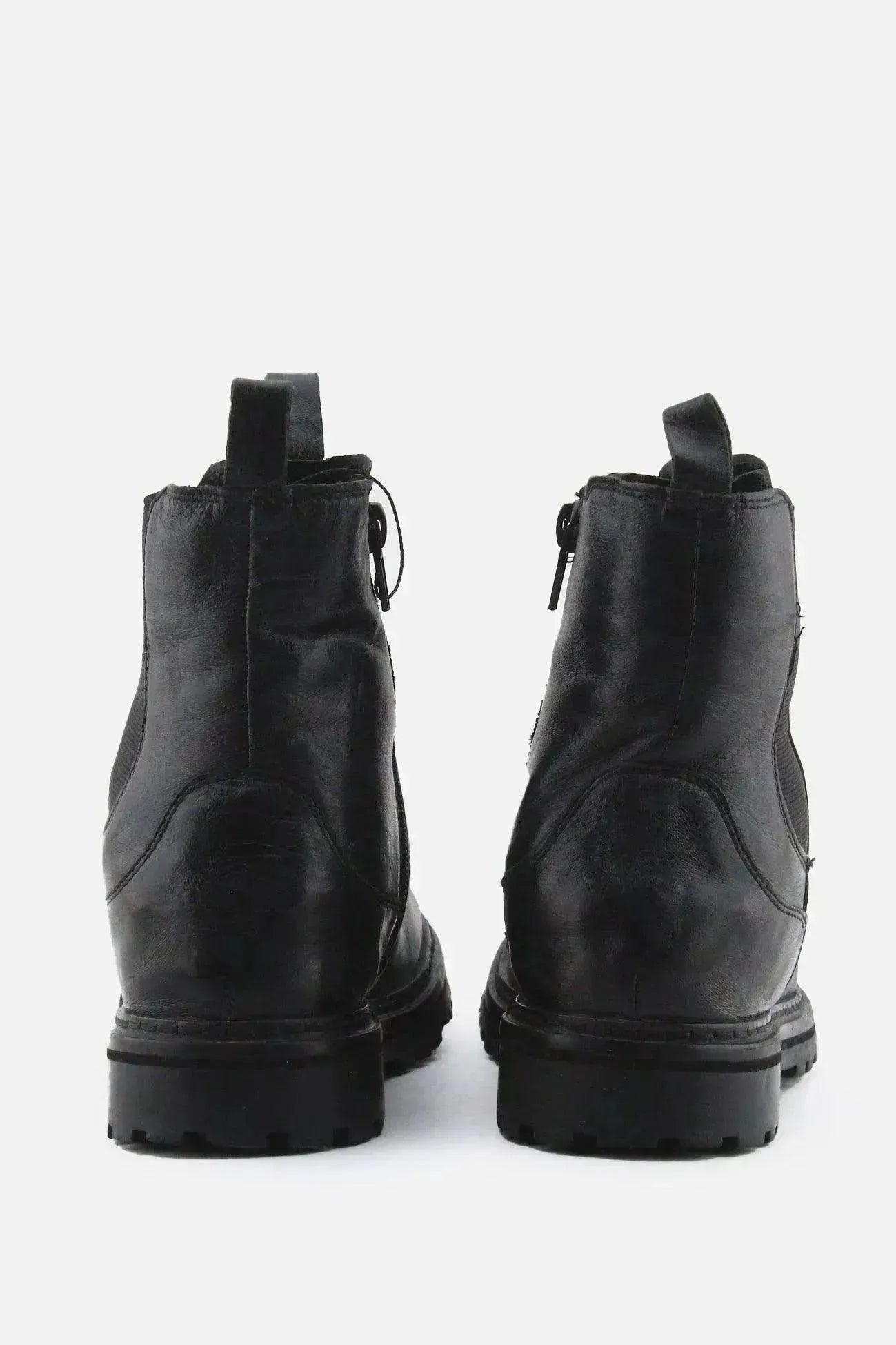 European Brand Zipper Stretchable Chelsea Ankle Boots | 100% Authentic Leather - sundaybazar