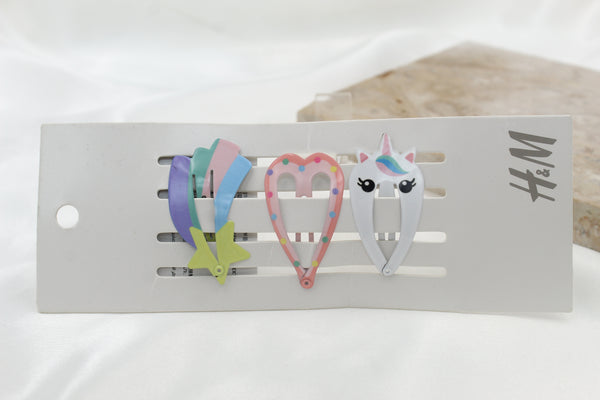 H & M  Hair Clips 3 Pieces