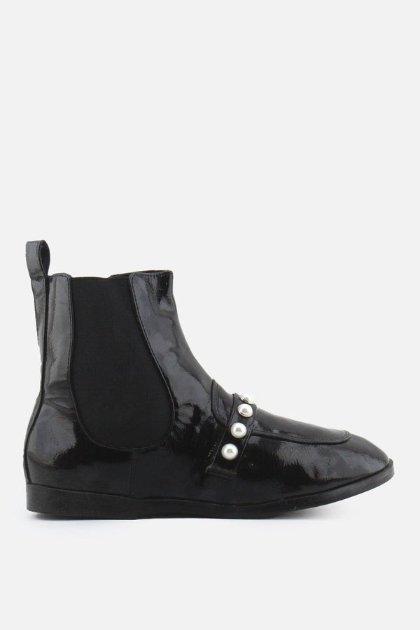 Zara Zipper Stretchable Chelsea Ankle Boots | 100% Synthetic Leather