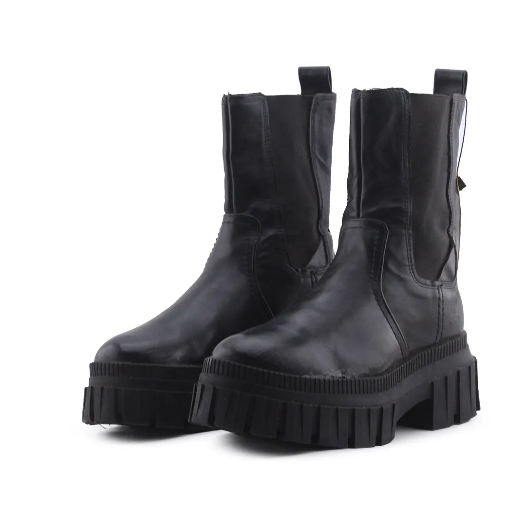 Stradivarius Stretchable Ankle Boots | 100% Authentic Leather