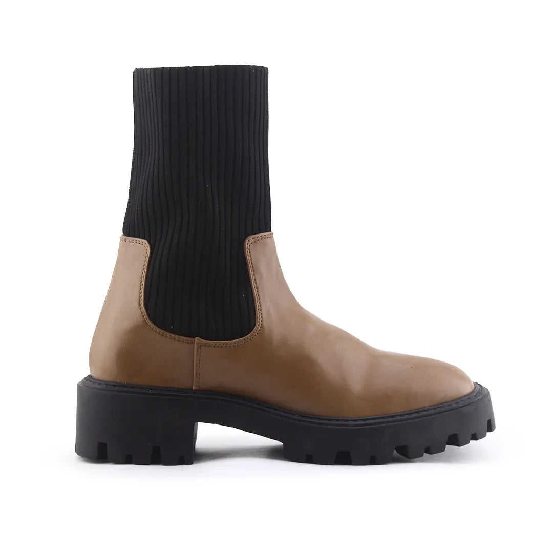 Lefties Stretchable Ankle Boot | 100% Authentic Leather