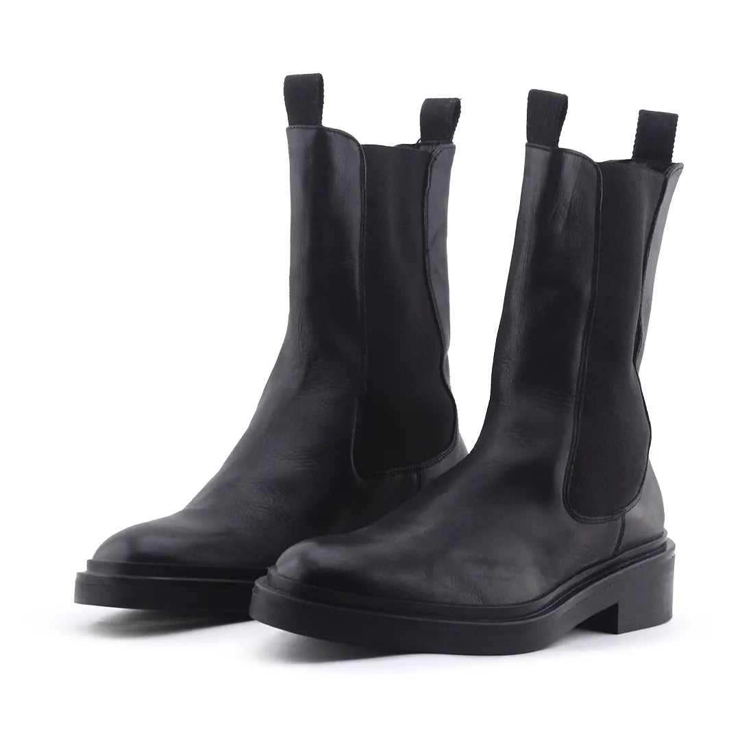 Massimo Dutti Stretchable Ankle Boot | 100% Authentic Leather