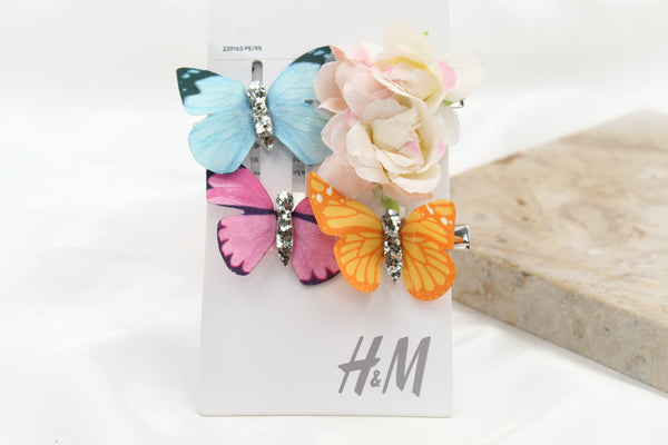 H & M  Hair Clips 4 Pieces