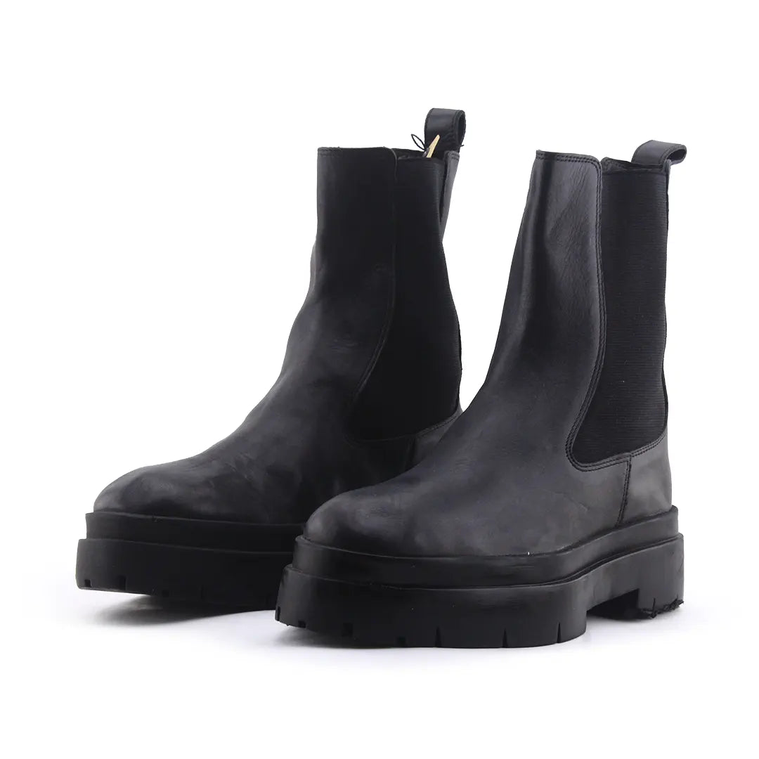 Zara Stretchable Ankle Boot  | 100% Authentic Leather