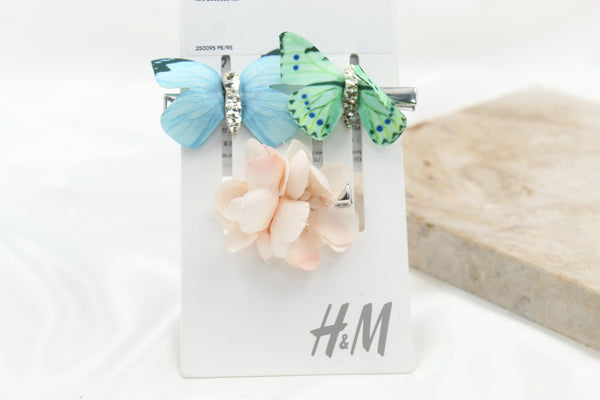 H & M  Hair Clips 3 Pieces