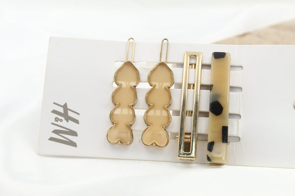 H & M  Hair Clips 4 Pieces