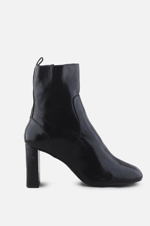 Zara Zipper Block Ankle Boots | 100% Synthetic Leather